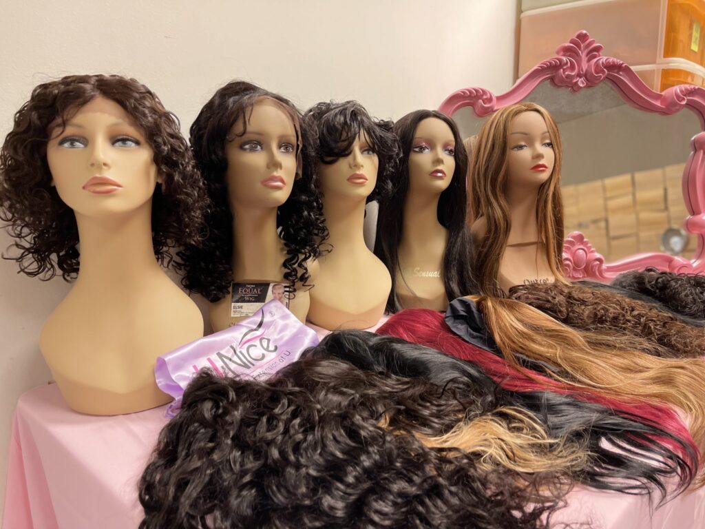 UNICE blog post of wigs